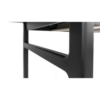 Mesa de comedor Butterfly (Extensible) (Negro)